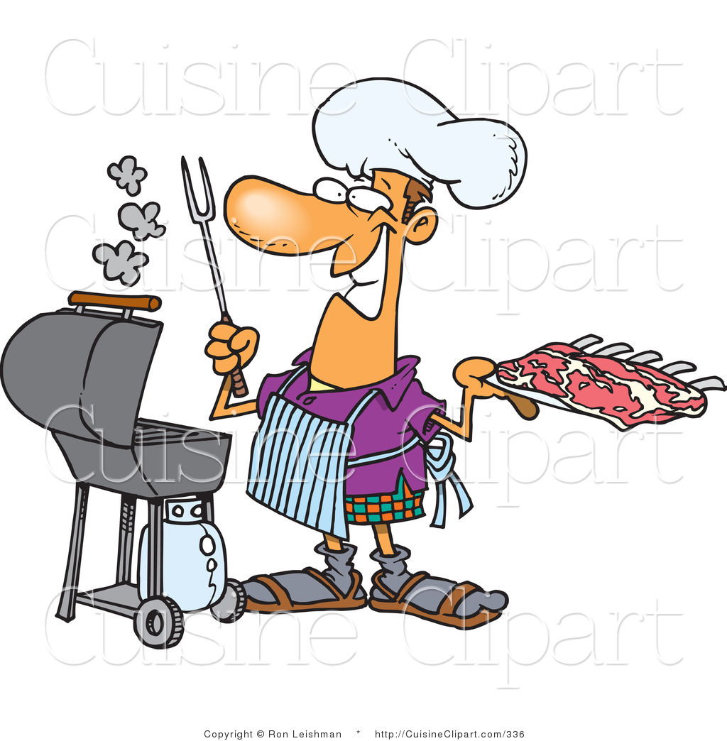 its bbq time clipart